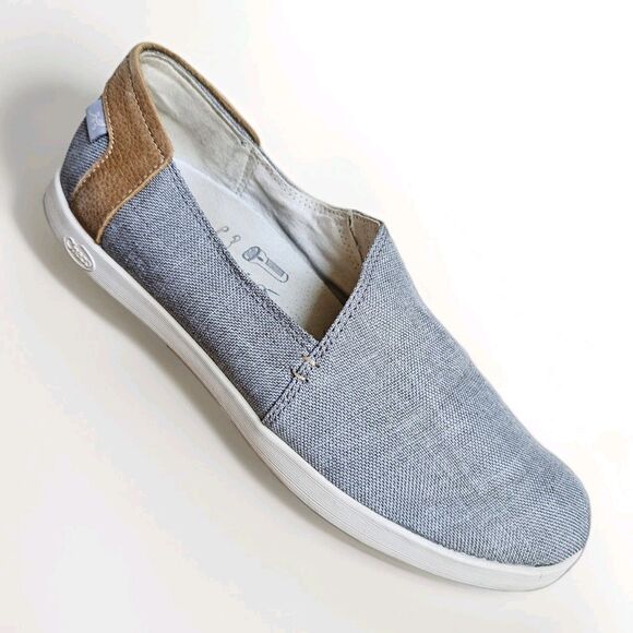 Chaco Ionia Gray Canvas Slip On Comfort Sneaker Women's Size US 9.5 / EU 40.5 - Picture 1 of 8